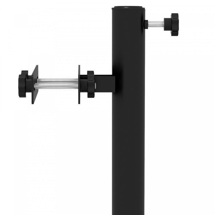 Outsunny Patio Umbrella Holder, Adjustable Deck Mount Bracket For Railing