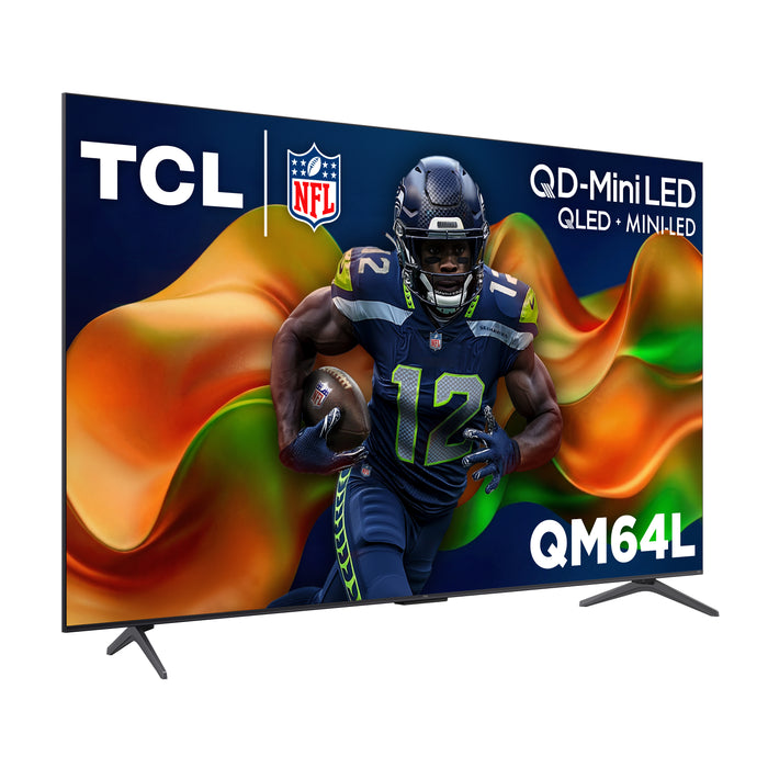 TCL 55\" QM64L QD Mini-LED 4K Smart Fire TV (55QM64L) - 2026 Model