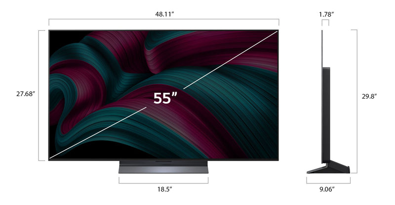 LG 55\" C5 OLED evo AI 4K UHD Smart webOS TV (OLED55C5PUA.ACC) - 2025 Model