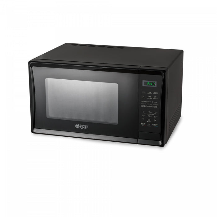 CHM Series Commercial Chef 1.1 Cu. Ft. Countertop Microwave Oven, CHM11MB, Black Countertop Microwave Larger 1cuft