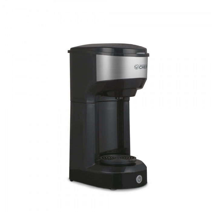 CHM Series Commercial Chef Single Serve Coffee Maker with Filter, CHCM1B, Black