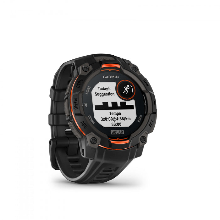 Garmin Instinct 3 Gps Smartwatch 45 Mm - Rugged Military Spec 810, Solar, Compass, Barometric Altimeter 