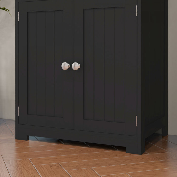 HOMCOM 63\" Buffet with Hutch, Storage Cabinet with Adjustable Shelf