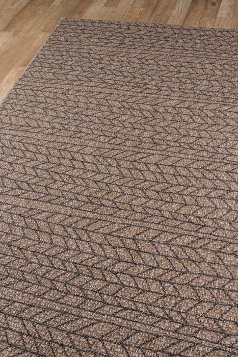 Linden Contemporary 2'0\" x 10'0\" Runner Rug in Brown Indoor Area Rug