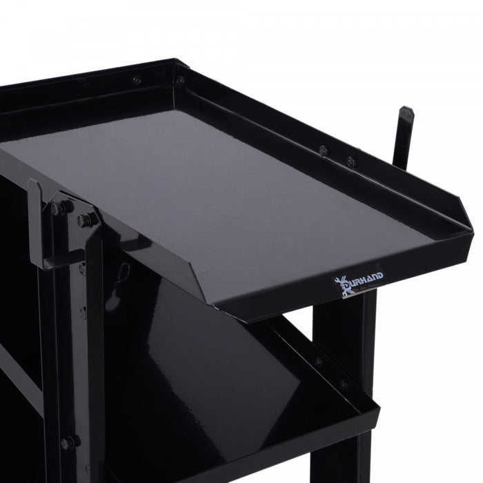 Durhand 3 Tier Garage Welding Cart With Safety Chain
