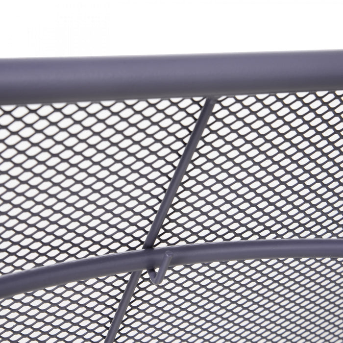 Outsunny Adjustable Balcony Hanging Railing Table, Grey