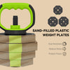 Soozier 6-in-1 Adjustable Dumbbell Set, 55lbs Free Weights Set, Green