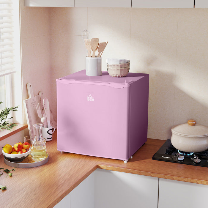 HOMCOM 1.1 Cubic Feet Compact Mini Freezer with Adjustable Temperature
