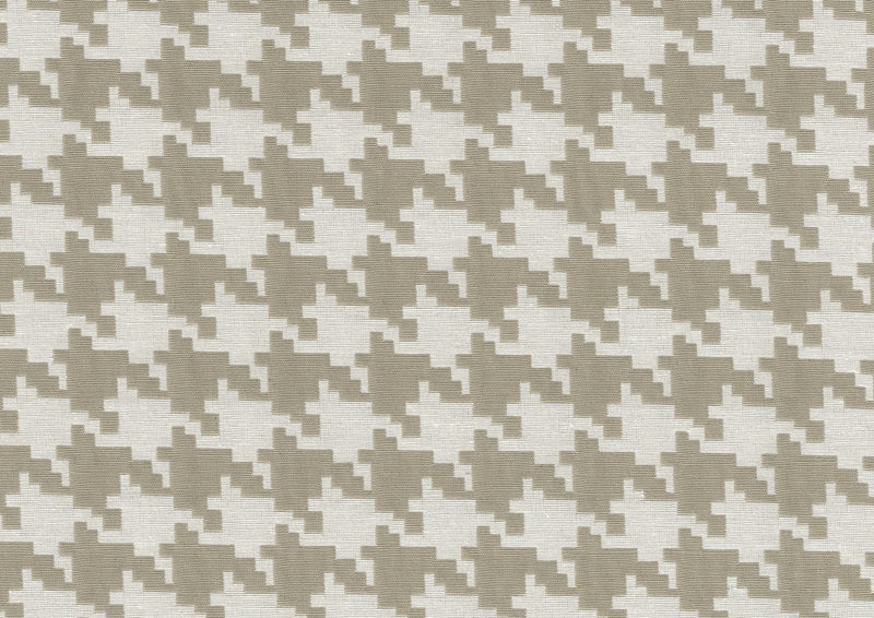 Beagle Accent Chair, Khaki Pattern Fabric