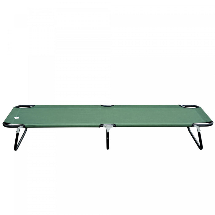 Outsunny Folding Camping Cot For Adults Portable Outdoor Sleeping Bed