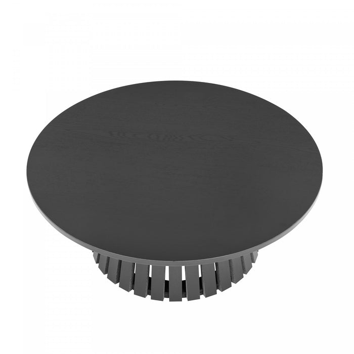 Layla Scandinavian Modern Coffee Table in Black