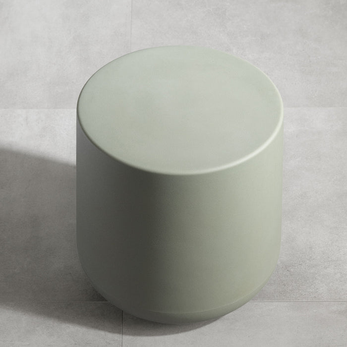 Dalya Round Outdoor Side Table Sage Green - South Shore Coffee Table
