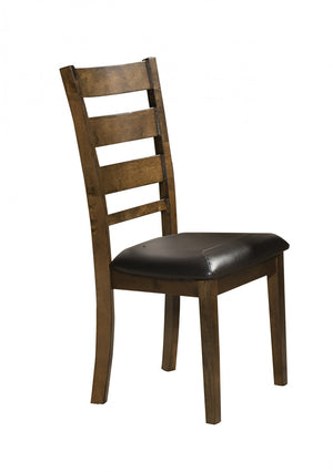 Brienne Dining Chair With Faux Leather Seat (set Of 2)