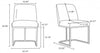 Serena Modern 6-Piece Dining Set in Taupe | Ensemble de salle a manger moderne Serena 6 pieces en taupe