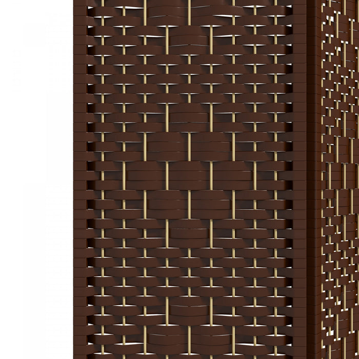 Homcom Folding Room Divider 5.6 Ft Privacy Screen Panel