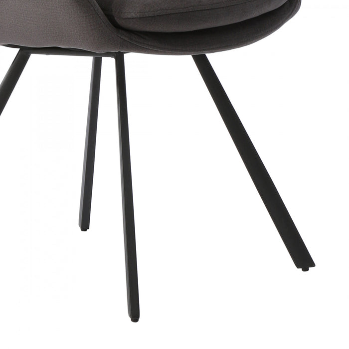 Larkin Grey Upholstered Accent Dining Chair