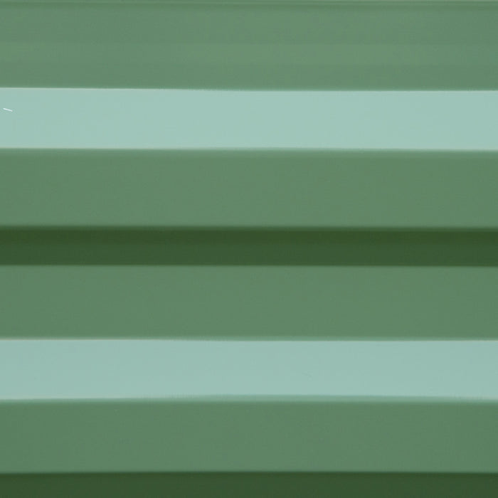 Outsunny 39\" X 39\" X 12\" Set Of 2 Raised Garden Bed, Elevated Planter Box With Galvanized Steel Frame For Growing Flowers, Herbs, Succulents, Green