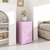 HOMCOM Mini Fridge with Freezer Thermostat Reversible Door, Pink