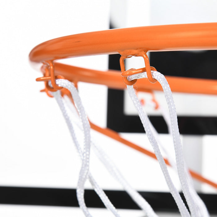 Soozier Mini Basketball Hoop, Wall Mounted Mini Hoop, Indoor Outdoor Use