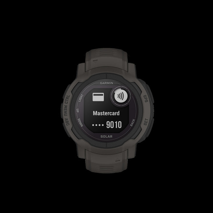 Garmin Instinct® 2 Solar Gps Smartwatch - Durable Rugged Design With Solar Charging - Graphite