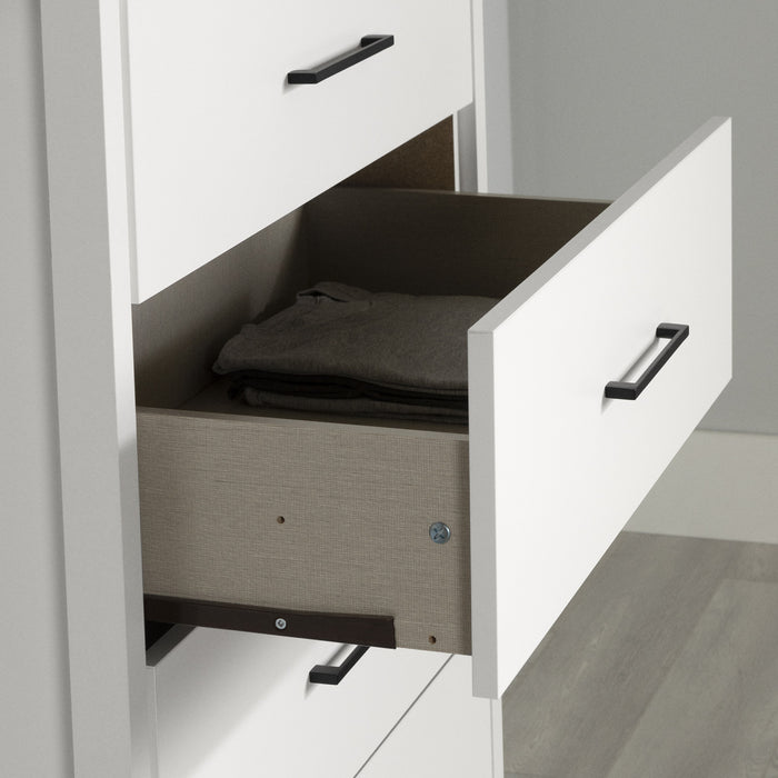 Gravity 6-drawer Dresser - Pure White 