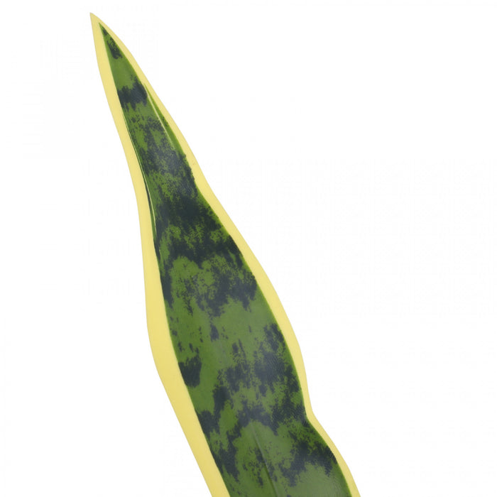 Outsunny 30\" Artificial Snake Plant, Artificial Tree with 21 Leaves in Pot