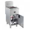 FORNO Commerciale Natural Gas Deep Fryer, 4 Burners 120,000 BTU, 50 lbs Oil Capacity - FCMGF0023 | Friteuse a gaz naturel Commerciale, 4 bruleurs (120 000 BTU), capacite d'huile de 50 lb – FCMGF0023