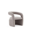 Corvette Mid-Century Modern Velvet Lounge Chair in Dove - Set of 2 | Fauteuil lounge Corvette style milieu du siecle en velours coloris colombe - Lot de 2