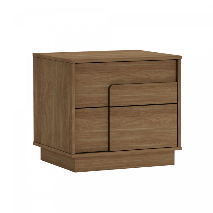 Horizon Modern 22\" Nightstand in Maple (2-Drawer)