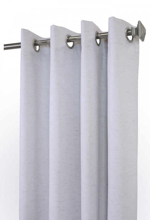 Thermaplus Suprema White Blackout Grommet Curtain Panel - 52 x 95