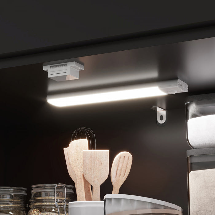 HOMCOM 71\" Kitchen Pantry Cabinet with Spice Racks and LED Lights, Black