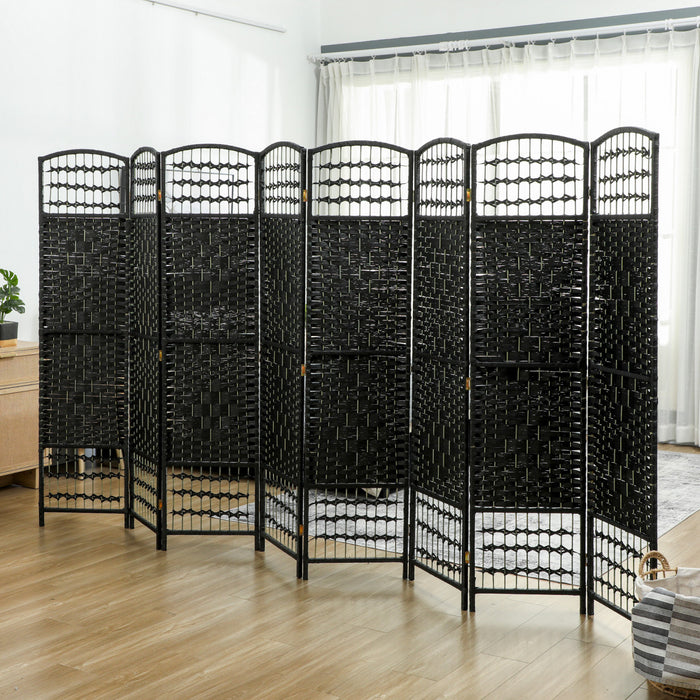 HOMCOM 5.6ft Folding Room Divider, Freestanding Privacy Screen for Bedroom