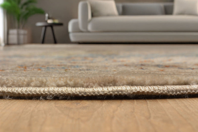 Ethel Traditional 5'0\" x Area Rug in Multi Indoor Area Rug