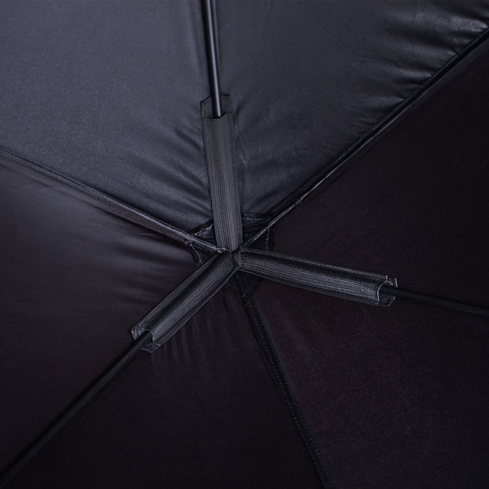 Outsunny 2 Person Pop Up Ice Fishing Tent Shelter With Carry Bag, Black