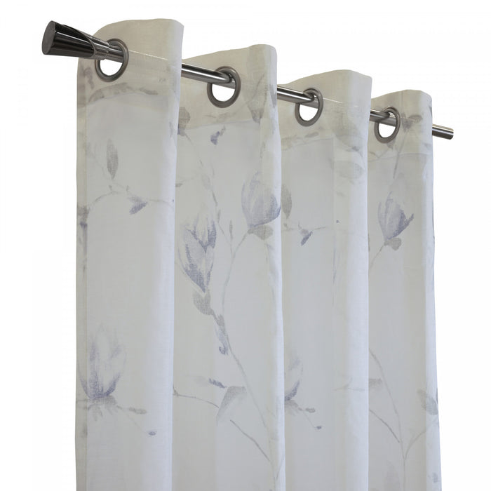 Habitat Symphony Purple Sheer Grommet Curtain Panel - 52 x 84