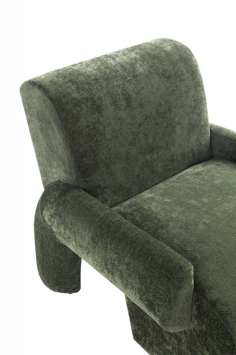 Verandah Mid-Century Modern 3-Piece Sofa Set in Olive Green