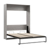 Bestar Claremont Queen Murphy Bed - Platinum Grey