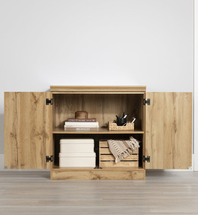 Morgan Small 2-door Accent Cabinet - Nordik Oak 