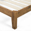 Julia Wood Platform Bed with Headboard - Queen Size | Julia lit plateforme en bois avec tête de lit - Grand