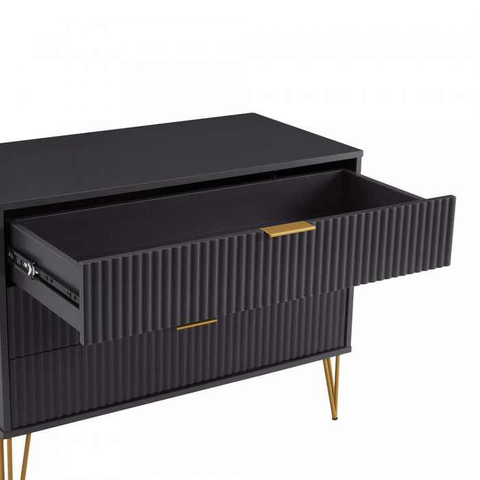 Dumbo Modern 2-Piece Dresser Set in Black