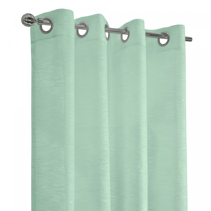 Habitat Boucle Surf Spray Sheer Grommet Curtain Panel - 52 x 63