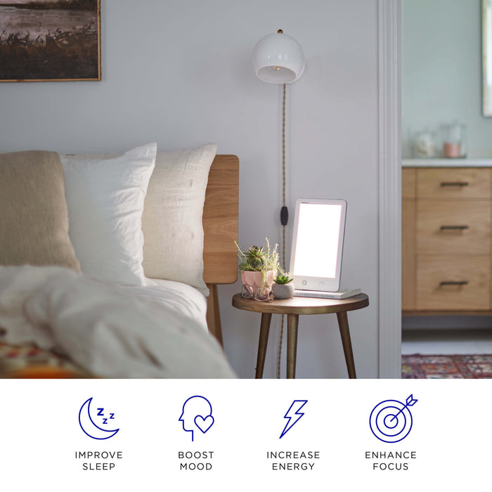 Verilux Happylight Touch Light Therapy Lamp - White