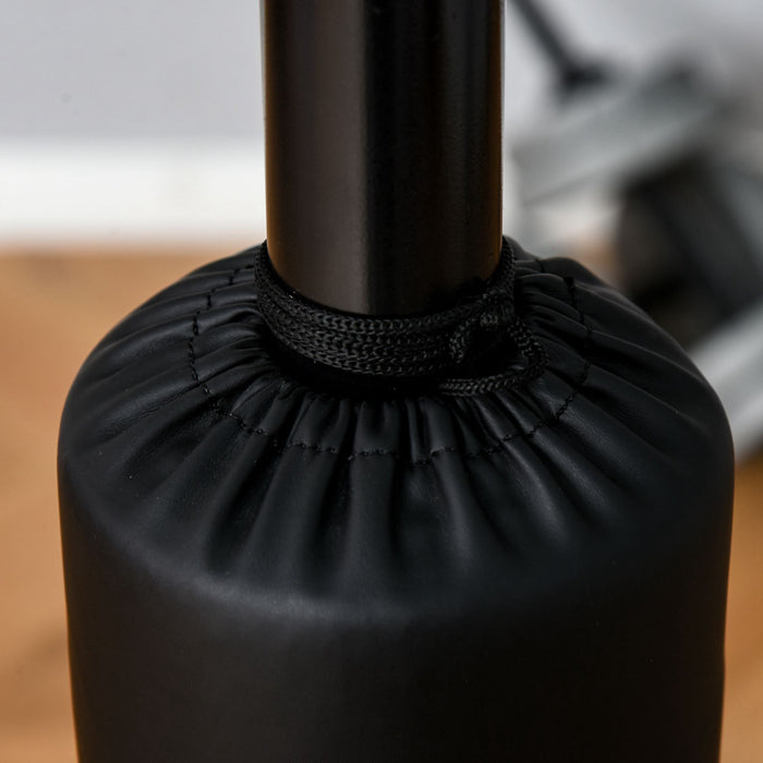 Soozier Standing Punching Bag With 2 Speed Balls, 360° Reflex Bar, Black