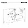 Resina 48 Inch Single Sink Bathroom Vanity with Resin Sink and 6 Drawers, White | Resina Meuble-Lavabo Simple 48 po avec Vasque en Resine et 6 Tiroirs, Blanc