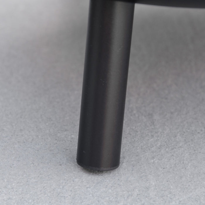 Outsunny 23\" Round Outdoor Wood-burning Fire Pit With Support Legs, Black