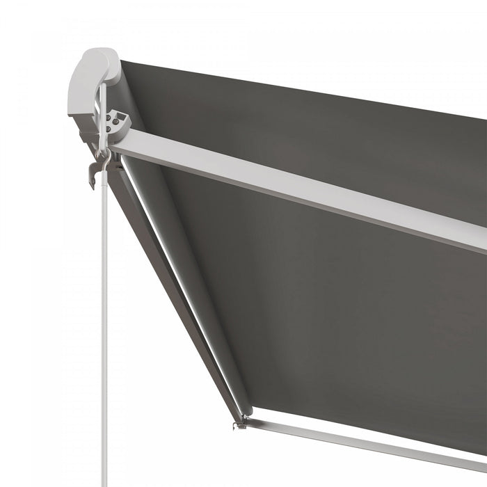 Outsunny 10' X 13' Electric Retractable Awning W/ Remote Controller, Gray