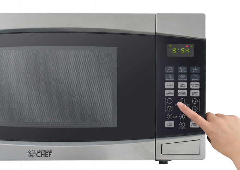 CHM Series Commercial Chef 1.6 Cu. Ft. Countertop Microwave Oven, CHM16100S6C Countertop Microwave Larger 1cuft