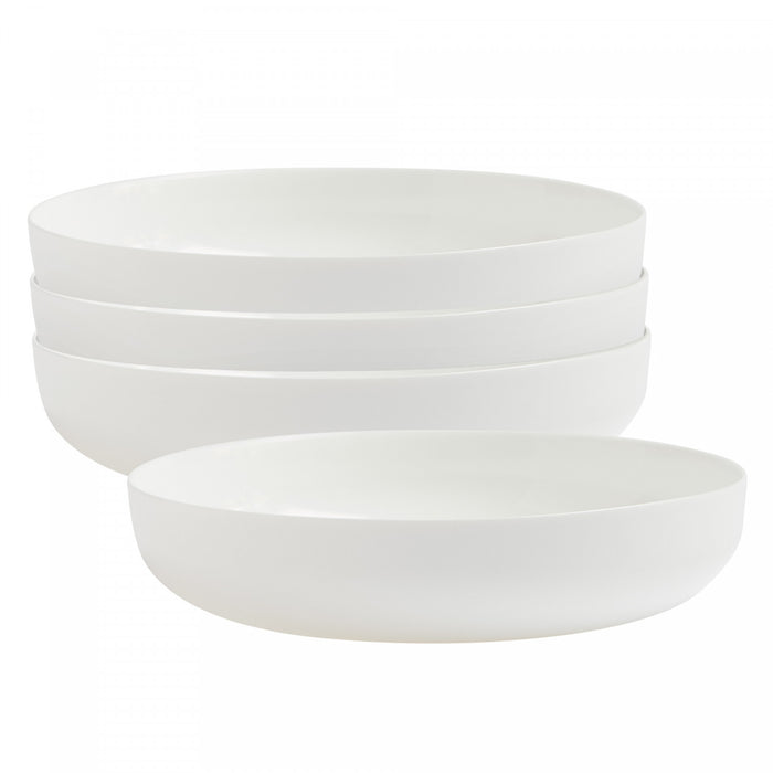 Oslo Opal Glass Pasta Bowls, Set of 4 