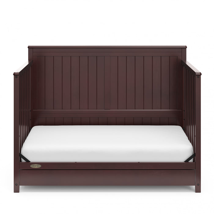 Graco Hadley 5-in-1 Convertible Crib with Drawer - Espresso