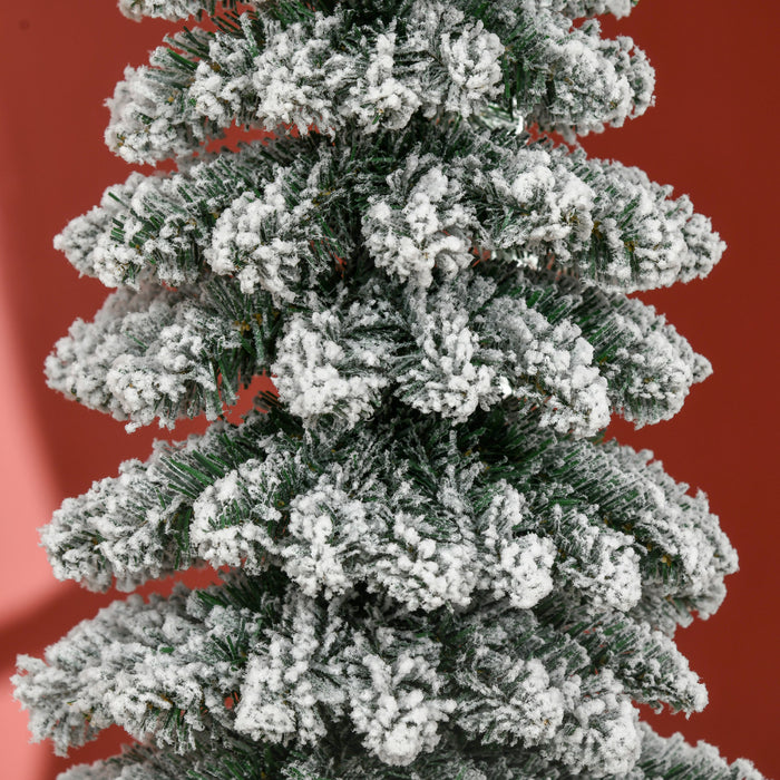Homcom 6' Artificial Christmas Tree With Realistic Branches Green